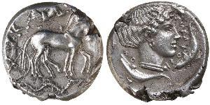 1 Tetradrachm Antikes Griechenland (1100BC-330) Silber 