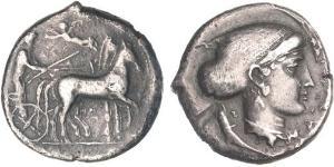 1 Tetradrachm Antikes Griechenland (1100BC-330) Silber 