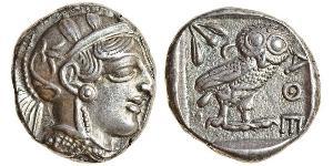 1 Tetradrachm Antikes Griechenland (1100BC-330) Silber 