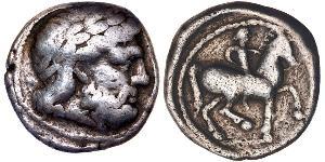 1 Tetradrachm Antikes Griechenland (1100BC-330) Silber Philip II of Macedon (382 BC - 336 BC)