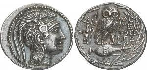 1 Tetradrachm Antikes Griechenland (1100BC-330) Silber 