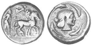 1 Tetradrachm Antikes Griechenland (1100BC-330) Silber 