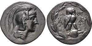 1 Tetradrachm Antikes Griechenland (1100BC-330) Silber 