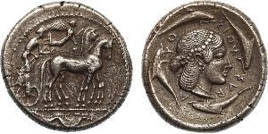 1 Tetradrachm Antikes Griechenland (1100BC-330) Silber 