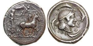 1 Tetradrachm Antikes Griechenland (1100BC-330) Silber 