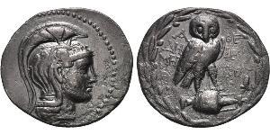 1 Tetradrachm Antikes Griechenland (1100BC-330) Silber 