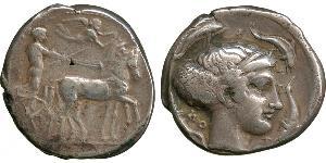 1 Tetradrachm Antikes Griechenland (1100BC-330) Silber 