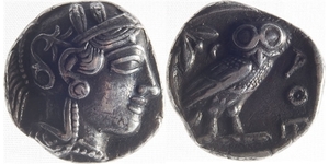 1 Tetradrachm Antikes Griechenland (1100BC-330) Silber 