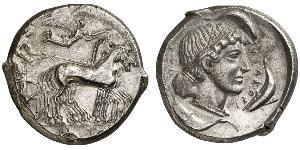 1 Tetradrachm Antikes Griechenland (1100BC-330) Silber 