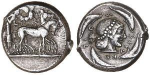 1 Tetradrachm Antikes Griechenland (1100BC-330) Silber 