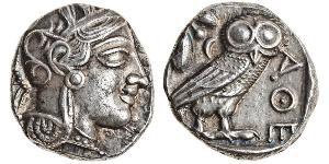 1 Tetradrachm Antikes Griechenland (1100BC-330) Silber 