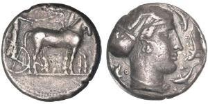 1 Tetradrachm Antikes Griechenland (1100BC-330) Silber 