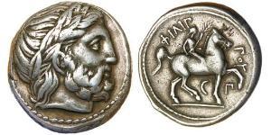 1 Tetradrachm Antikes Griechenland (1100BC-330) Silber Philip II of Macedon (382 BC - 336 BC)