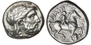 1 Tetradrachm Antikes Griechenland (1100BC-330) Silber Philip II of Macedon (382 BC - 336 BC)