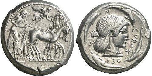 1 Tetradrachm Antikes Griechenland (1100BC-330) Silber 