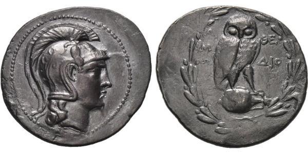 1 Tetradrachm Antikes Griechenland (1100BC-330) Silber 