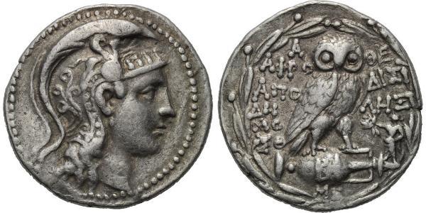 1 Tetradrachm Antikes Griechenland (1100BC-330) Silber 