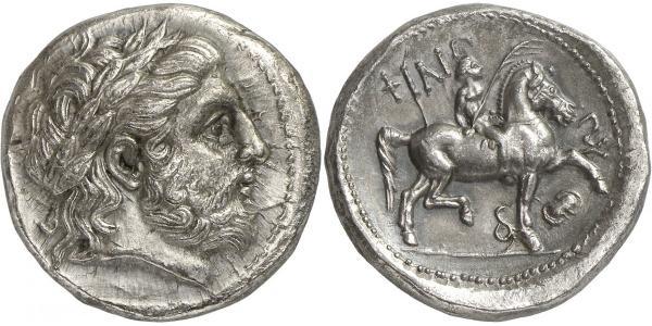 1 Tetradrachm Antikes Griechenland (1100BC-330) Silber Philip II of Macedon (382 BC - 336 BC)