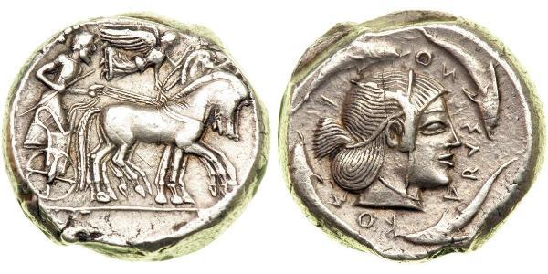 1 Tetradrachm Antikes Griechenland (1100BC-330) Silber 