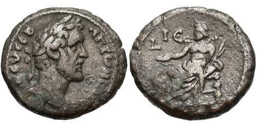 1 Tetradrachm Römische Kaiserzeit (27BC-395) Silber Antoninus Pius  (86-161)