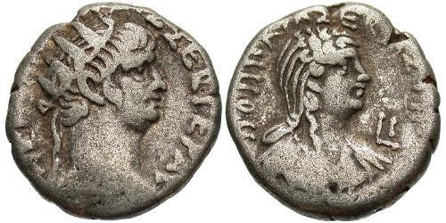 1 Tetradrachm Römische Kaiserzeit (27BC-395) Silber Nero  (37- 68)