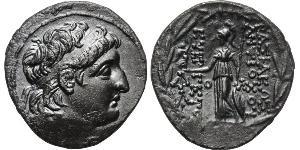 1 Tetradrachm Seleukidenreich (312BC-63 BC) Silber Antiochos VII Eumenes (?-129BC)