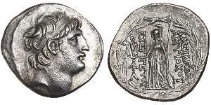 1 Tetradrachm Seleukidenreich (312BC-63 BC) Silber Antiochos VII Eumenes (?-129BC)