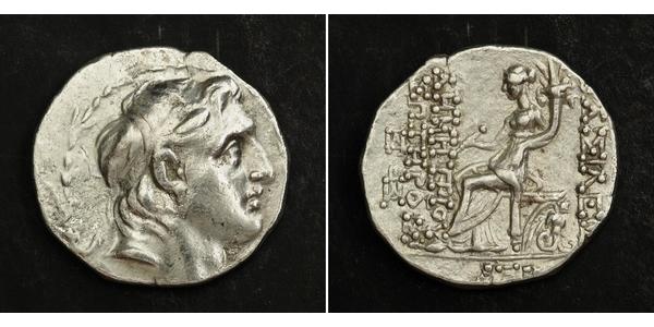 1 Tetradrachm Seleukidenreich (312BC-63 BC) Silber Demetrius I Soter (185BC - 150BC)