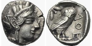 1 Tetradrachm Ancient Greece (1100BC-330) Silver 