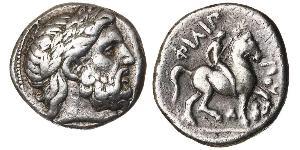 1 Tetradrachm Ancient Greece (1100BC-330) Silver Philip II of Macedon (382 BC - 336 BC)