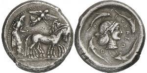 1 Tetradrachm Ancient Greece (1100BC-330) Silver 