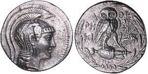 1 Tetradrachm Ancient Greece (1100BC-330) Silver 