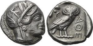 1 Tetradrachm Ancient Greece (1100BC-330) Silver 