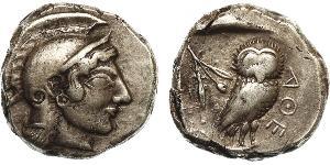 1 Tetradrachm Ancient Greece (1100BC-330) Silver 