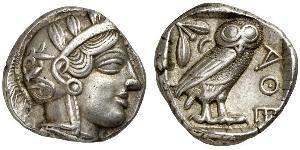 1 Tetradrachm Ancient Greece (1100BC-330) Silver 