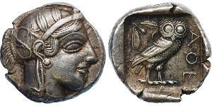 1 Tetradrachm Ancient Greece (1100BC-330) Silver 