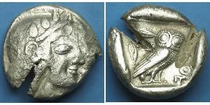 1 Tetradrachm Ancient Greece (1100BC-330) Silver 