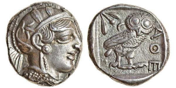 1 Tetradrachm Ancient Greece (1100BC-330) Silver 