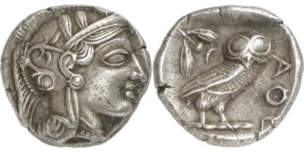 1 Tetradrachm Ancient Greece (1100BC-330) Silver 