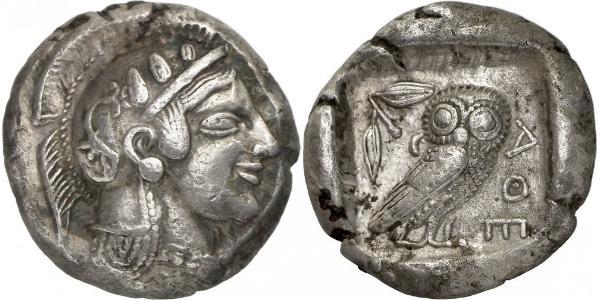 1 Tetradrachm Ancient Greece (1100BC-330) Silver 