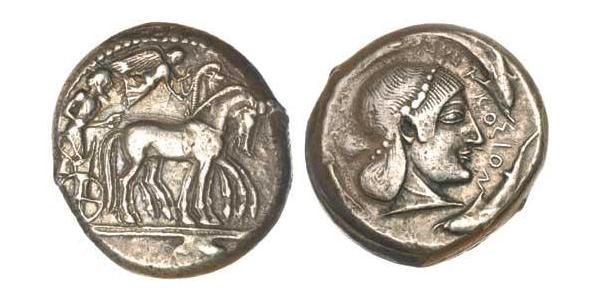 1 Tetradrachm Ancient Greece (1100BC-330) Silver 
