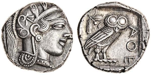 1 Tetradrachm Ancient Greece (1100BC-330) Silver 