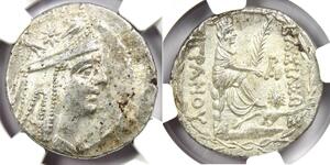 1 Tetradrachm Artaxiad dynasty (190BC - 12AD) Silver Tigranes the Great (140BC - 55BC)