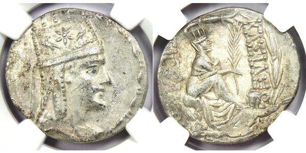 1 Tetradrachm Artaxiad dynasty (190BC - 12AD) Silver Tigranes the Great (140BC - 55BC)