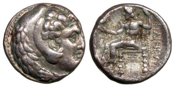 1 Tetradrachm Macedonian Kingdom (800BC-146BC) Silver Philip III Arrhidaeus (359 BC - 317BC)