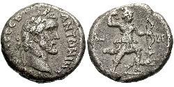 1 Tetradrachm Roman Empire (27BC-395) Silver Antoninus Pius  (86-161)