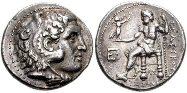 1 Tetradrachm Seleucid Empire (312BC-63 BC) Silver Seleucus I Nicator (358BC-281BC)