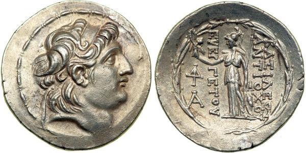 1 Tetradrachm Seleucid Empire (312BC-63 BC) Silver Antiochus VII Euergetes (?-129BC)