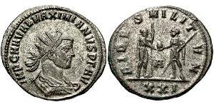 1 Tetradrachm Empire romain (27BC-395)  Maximien (250-310)