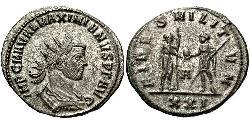 1 Tetradrachm Roman Empire (27BC-395)  Maximianus (250-310)